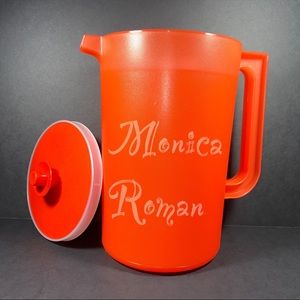 Tupperware Red 1L pitcher